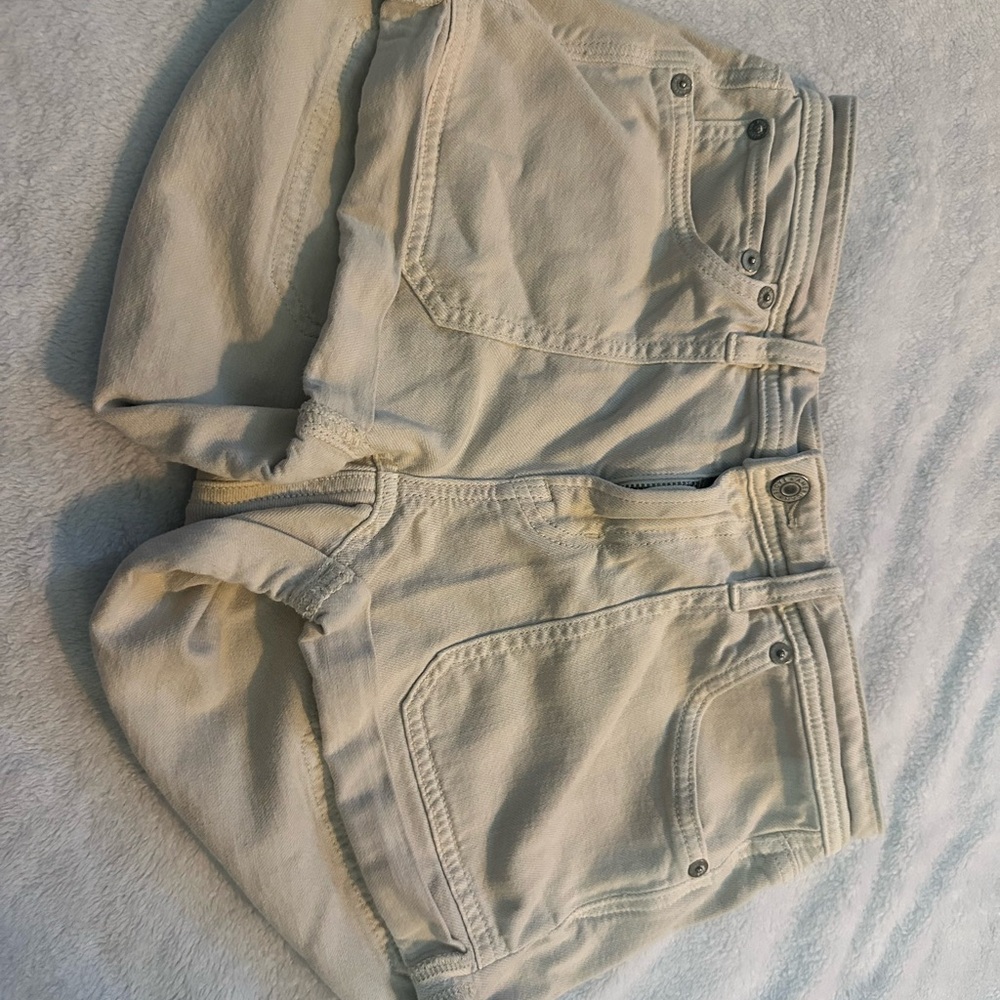 American Eagle Outfitters Cream Jeans Classic Style